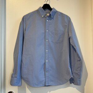 Gap Modern Oxford - Light Blue Grid Check